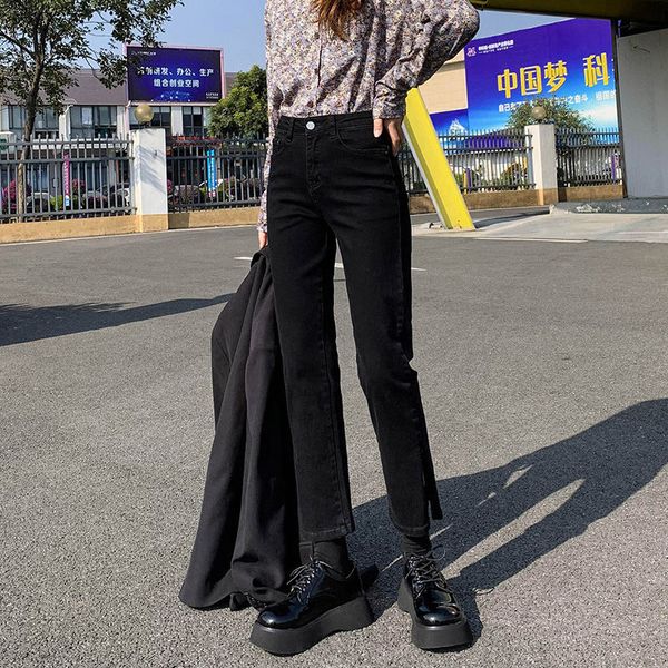 women's jeans female jeans simple high waist all-match loose fashion summer vintage streetwear elegant students style c32x, Blue
women's jeans female jeans simple high waist all-match loose fashion summer vintage streetwear elegant students style c32x, Blue