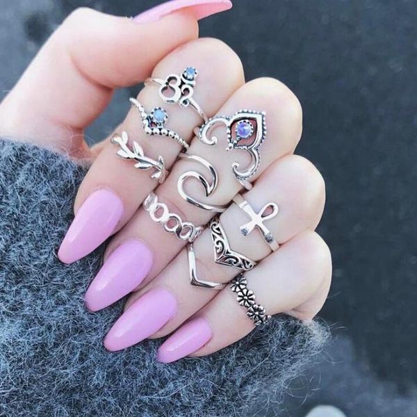 cluster rings bohemian vintage women elephant finger punk ring for jewerly set, Golden;silver
cluster rings bohemian vintage women elephant finger punk ring for jewerly set, Golden;silver