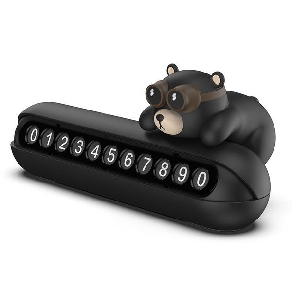 card holders hako bear car shape hidden temporary parking with freshener phone number accessories, Brown;gray
card holders hako bear car shape hidden temporary parking with freshener phone number accessories, Brown;gray