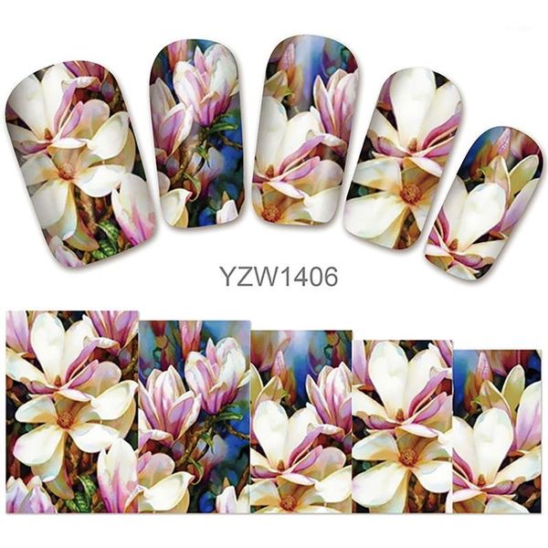 colorful blossom flower nail stickers full tips stamp decals diy art beauty tools water transfer sticker1, Black
colorful blossom flower nail stickers full tips stamp decals diy art beauty tools water transfer sticker1, Black
