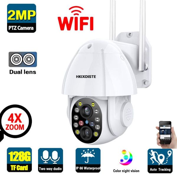 cameras 1080p cctv wifi ptz ip camera outdoor street 4x zoom auto tracking wireless security surveillance dual lens 2mp h.265
cameras 1080p cctv wifi ptz ip camera outdoor street 4x zoom auto tracking wireless security surveillance dual lens 2mp h.265
