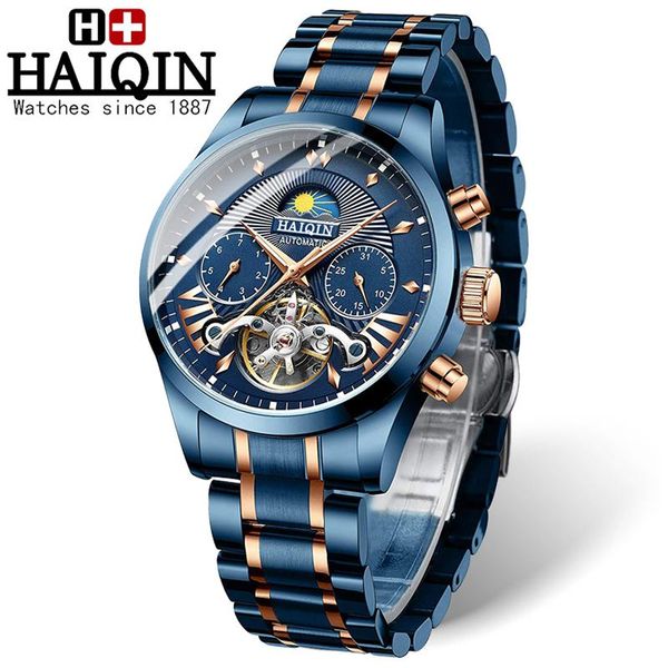wristwatches fashion haiqin design 8509 men's watches mechanical automatic watch men business wristwatch reloj hombre 2021, Slivery;brown
wristwatches fashion haiqin design 8509 men's watches mechanical automatic watch men business wristwatch reloj hombre 2021, Slivery;brown