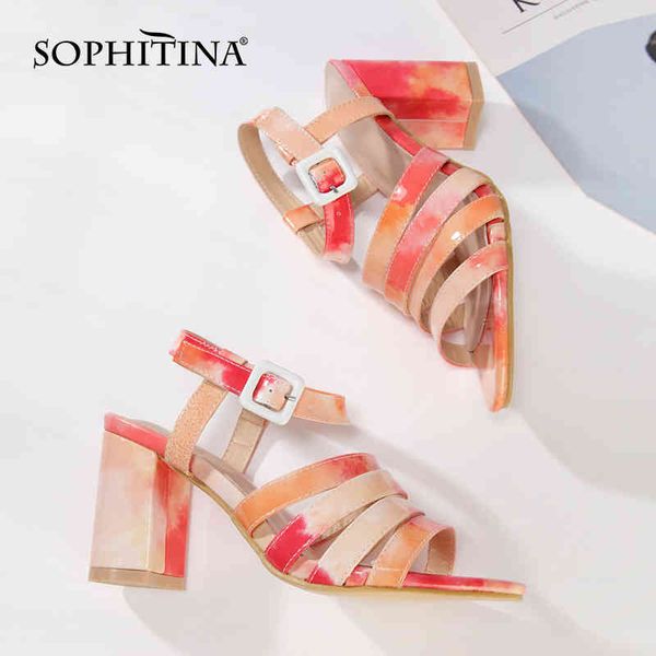 sophitina women sandals classics summer orange buckle strap female shoes open toe thick heel fashion casual lady shoes ao138 210513, Black
sophitina women sandals classics summer orange buckle strap female shoes open toe thick heel fashion casual lady shoes ao138 210513, Black
