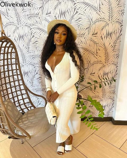 casual dresses olivekwok 2021 woman long sleeve fashion solid v-neck sheath single breasted button autumn dress, Black;gray
casual dresses olivekwok 2021 woman long sleeve fashion solid v-neck sheath single breasted button autumn dress, Black;gray
