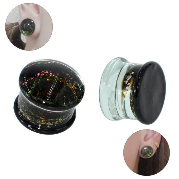 other chuanci 1 pair round pyrex glass ear piercing plugs strechers fake earrrings romantic gift for man or woman 6mm-16mm, Slivery;golden
other chuanci 1 pair round pyrex glass ear piercing plugs strechers fake earrrings romantic gift for man or woman 6mm-16mm, Slivery;golden