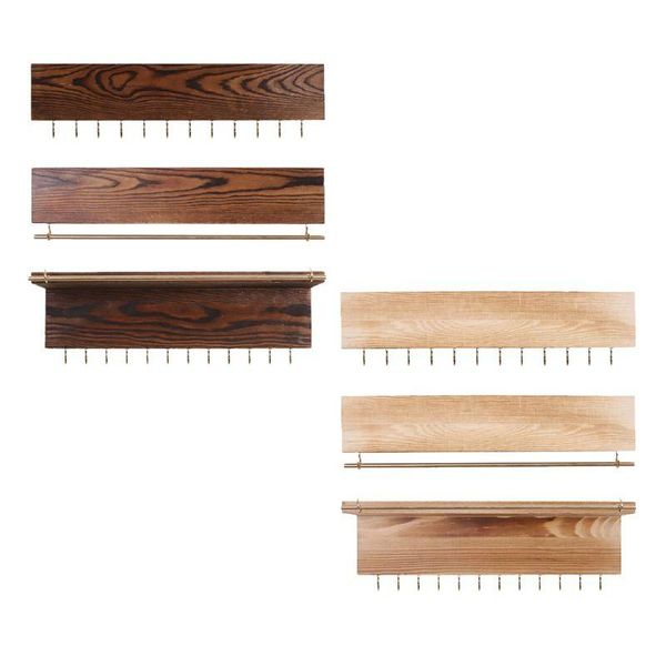 decorative objects & figurines wooden wall mounted jewelry display organizer hook holder for necklace earrings ring scarf wholesales
decorative objects & figurines wooden wall mounted jewelry display organizer hook holder for necklace earrings ring scarf wholesales