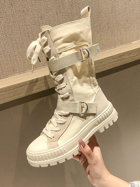 boots british style fashion ladies spring and autumn canvas solid color thin section mid-tube motorcycle boots., Black
boots british style fashion ladies spring and autumn canvas solid color thin section mid-tube motorcycle boots., Black