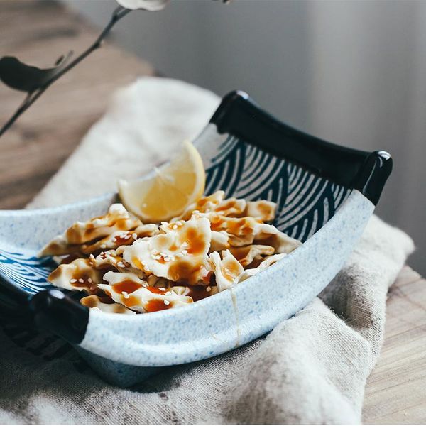 dishes & plates creativity boat shape ceramic plate snack tray dessert sushi bread dish western tableware salad compote
dishes & plates creativity boat shape ceramic plate snack tray dessert sushi bread dish western tableware salad compote