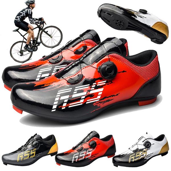professional cycling shoes men racing spd pedal self-locking road women non-slip mtb bike footwear, Black
professional cycling shoes men racing spd pedal self-locking road women non-slip mtb bike footwear, Black