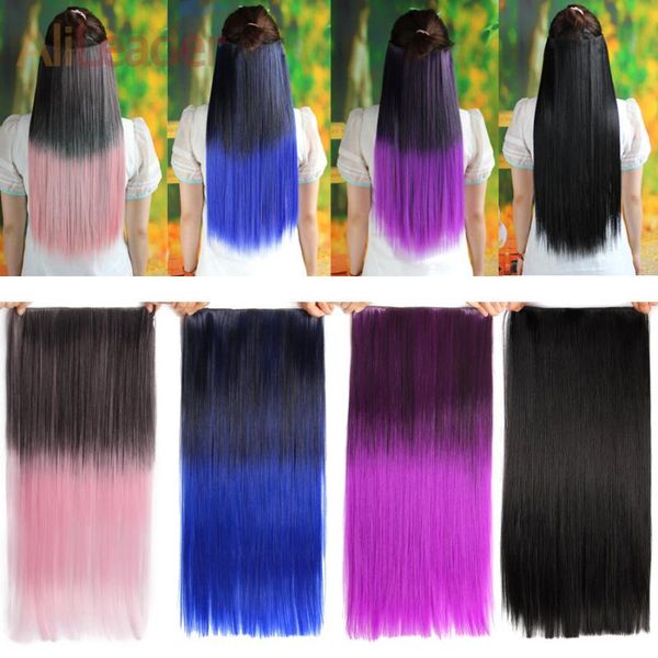 synthetic wigs alileader 22 inch long clip in hair black brown high temperature piece straight hairpieces
synthetic wigs alileader 22 inch long clip in hair black brown high temperature piece straight hairpieces