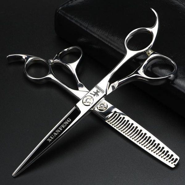 hair scissors 6" professional cutting 440c stainless steel hairdressing barber salon thinning shears for men women
hair scissors 6" professional cutting 440c stainless steel hairdressing barber salon thinning shears for men women