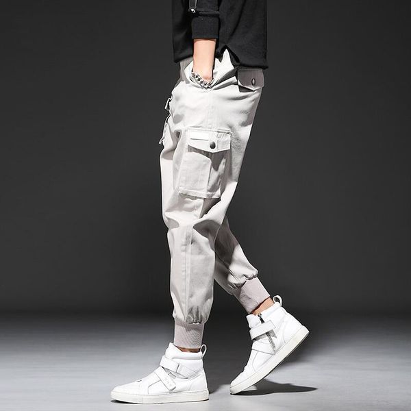 men's pants hip-hop loose cargo for men haren teenagers bundle casual nine cents, Black
men's pants hip-hop loose cargo for men haren teenagers bundle casual nine cents, Black