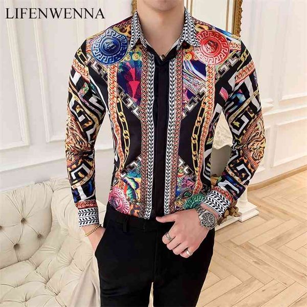 lifenwenna autumn men's printed long sleeve shirt fashion hawaii slim fit shirts casual party night club men -4xl 210626, White;black
lifenwenna autumn men's printed long sleeve shirt fashion hawaii slim fit shirts casual party night club men -4xl 210626, White;black