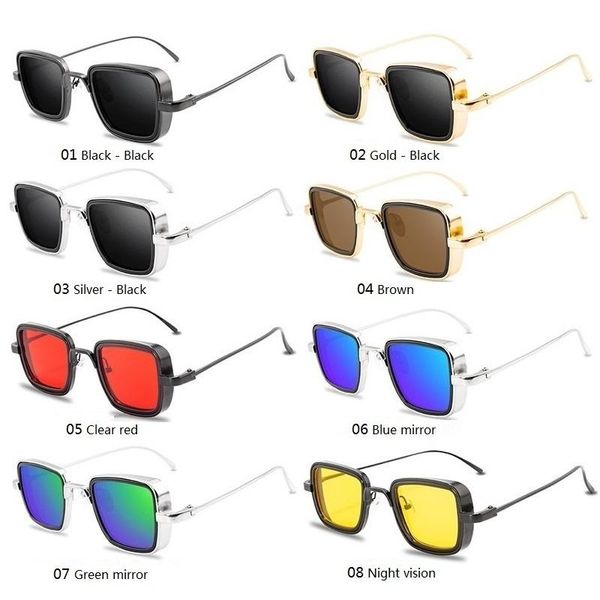 sunglasses vintage metal steampunk men women square sun glasses for stylish retro brand shades male female uv400, White;black
sunglasses vintage metal steampunk men women square sun glasses for stylish retro brand shades male female uv400, White;black