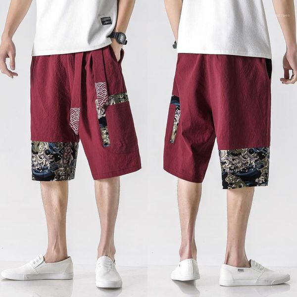 ethnic clothing harajuku japanese style men kanagawa summer shorts wave printed casual pants retro chinese plus size hip hop streetwear, Red
ethnic clothing harajuku japanese style men kanagawa summer shorts wave printed casual pants retro chinese plus size hip hop streetwear, Red