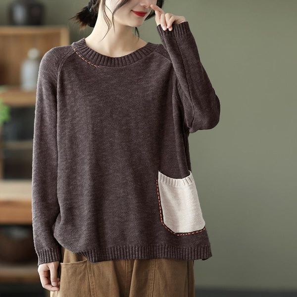 women's sweaters fairynatural korean design yellow pullover female o-neck loose casual women retro knitted clothing harajuku jumpers, White;black
women's sweaters fairynatural korean design yellow pullover female o-neck loose casual women retro knitted clothing harajuku jumpers, White;black