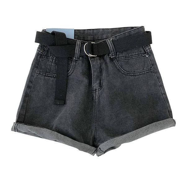 women's jeans summer style korean fashion curled high waist denim wide leg shorts with belt, Blue
women's jeans summer style korean fashion curled high waist denim wide leg shorts with belt, Blue