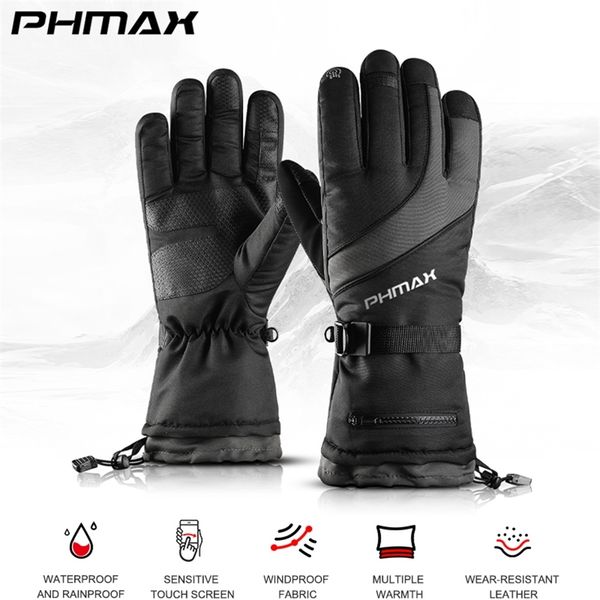 phmax winter ski gloves touch screen outdoor sports thermal snowboard waterproof windproof mountaineering skiing 220111, Blue;gray
phmax winter ski gloves touch screen outdoor sports thermal snowboard waterproof windproof mountaineering skiing 220111, Blue;gray