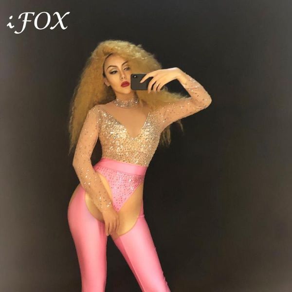 women's jumpsuits & rompers women see through mesh pink jumpsuit sparkling crystal nightclub party dancer performance stage wear sparkl, Black;white
women's jumpsuits & rompers women see through mesh pink jumpsuit sparkling crystal nightclub party dancer performance stage wear sparkl, Black;white