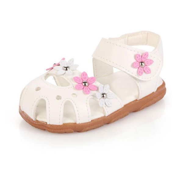 sandals 2021 floral summer girl anti-kick cap children's shoes soft pu leather baby eu21-31, Black;red
sandals 2021 floral summer girl anti-kick cap children's shoes soft pu leather baby eu21-31, Black;red