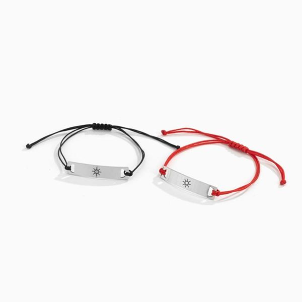charm bracelets 2pcs men women braid rope stainless steel couple bracelet lovers jewelry friends xmas valentine's day gifts pulsera, Golden;silver
charm bracelets 2pcs men women braid rope stainless steel couple bracelet lovers jewelry friends xmas valentine's day gifts pulsera, Golden;silver