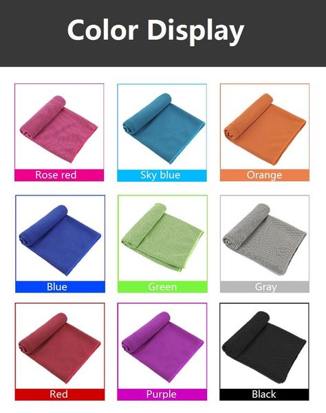 towel sport ice 9 colors 30*100cm utility enduring instant cooling face heat relief reusable chill cool
towel sport ice 9 colors 30*100cm utility enduring instant cooling face heat relief reusable chill cool