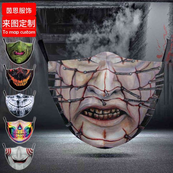 high-quality masks halloween horror element face funny clown print dust-proof breathable washable filter mask tiger
high-quality masks halloween horror element face funny clown print dust-proof breathable washable filter mask tiger