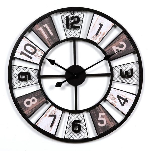 wall clocks large metal clock european retro modern design living room vintage iron art watch home decor
wall clocks large metal clock european retro modern design living room vintage iron art watch home decor
