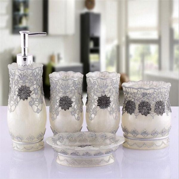 bath accessory set 5pcs/set household wash brush cup liquid soap dispensers dishes resin bathroom accessories european style lw4131017
bath accessory set 5pcs/set household wash brush cup liquid soap dispensers dishes resin bathroom accessories european style lw4131017