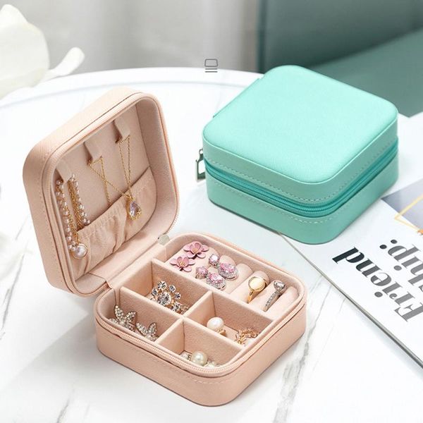 jewelry pouches, bags organizer pu leather display case earrings ring necklace storage boxes, Pink;blue
jewelry pouches, bags organizer pu leather display case earrings ring necklace storage boxes, Pink;blue