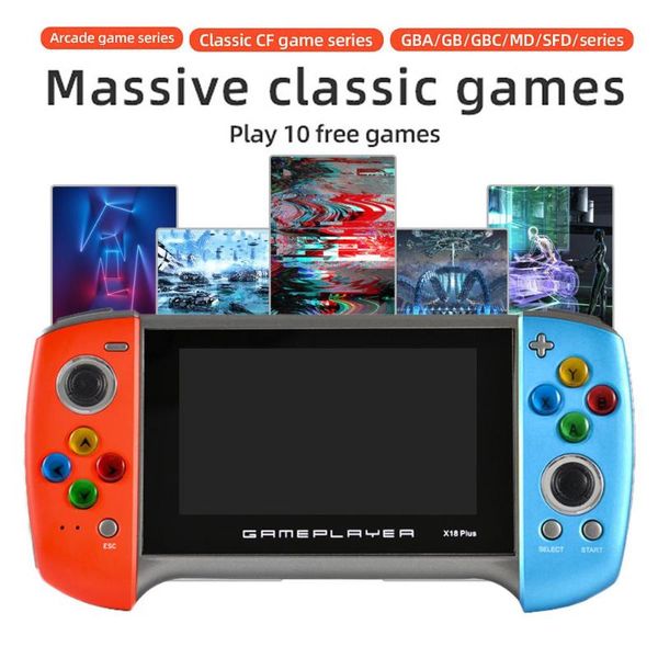 x18plus handheld game console nostalgic classic 4.3 inch screen double-rocker retro mini players built-in 10000 games portable
x18plus handheld game console nostalgic classic 4.3 inch screen double-rocker retro mini players built-in 10000 games portable