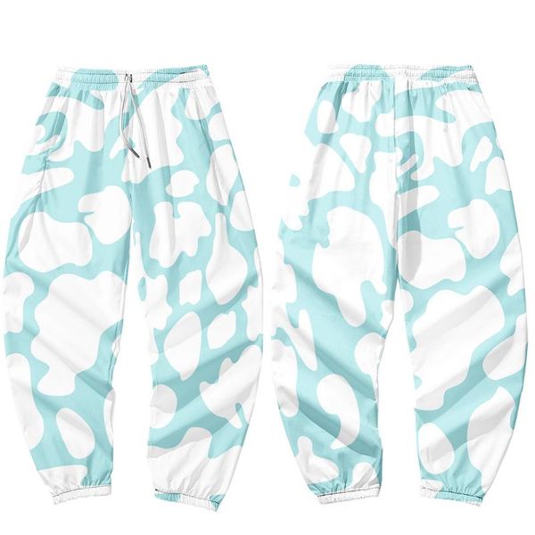 men's pants men hip hop light blue print cargo joggers sweatpants fashions loose streetwear trousers, Black
men's pants men hip hop light blue print cargo joggers sweatpants fashions loose streetwear trousers, Black
