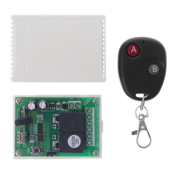 remote controlers dc12v 2ch rf wireless control switch system 2-button transmitter + receiver 433mhz for door gate garage
remote controlers dc12v 2ch rf wireless control switch system 2-button transmitter + receiver 433mhz for door gate garage