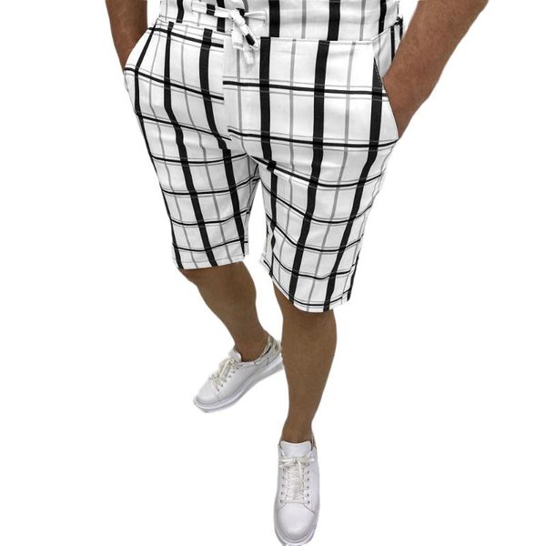 men's shorts 2021 fashion mens plaid printing summer casual loose plus size short pant for men striped harajuku streetwear, White;black
men's shorts 2021 fashion mens plaid printing summer casual loose plus size short pant for men striped harajuku streetwear, White;black