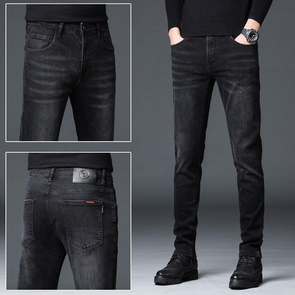 men's jeans 2021 men spring and autumn slim stretch casual fashion high quality, Blue
men's jeans 2021 men spring and autumn slim stretch casual fashion high quality, Blue