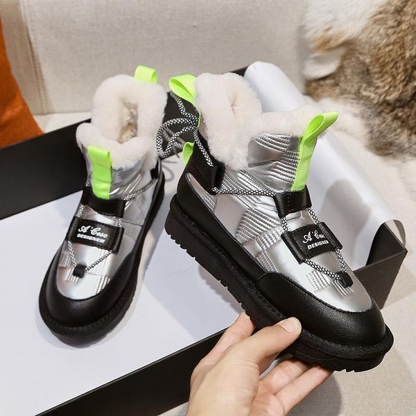 boots women waterproof winter shoes snow platform keep warm ankle with thick fur heels botas mujer 2021, Black
boots women waterproof winter shoes snow platform keep warm ankle with thick fur heels botas mujer 2021, Black