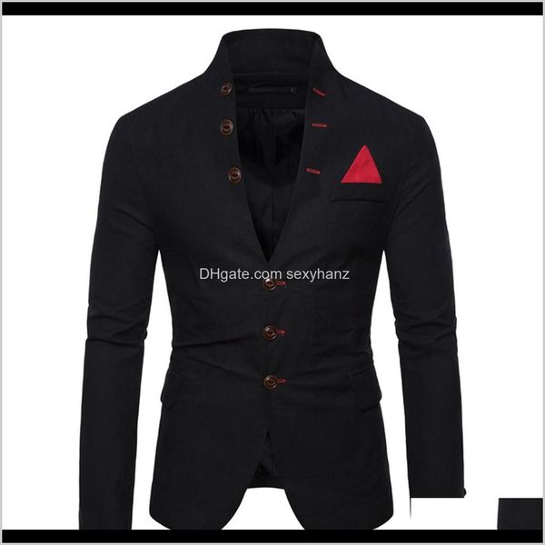 suits & blazers clothing apparel drop delivery 2021 slim fit fashion mens suit casual stand collar party costume solid men blazer jacket ok8, White;black
suits & blazers clothing apparel drop delivery 2021 slim fit fashion mens suit casual stand collar party costume solid men blazer jacket ok8, White;black
