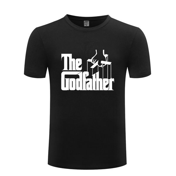 new cotton men's short sleeve t-shirt the godfather personality creative film, Black
new cotton men's short sleeve t-shirt the godfather personality creative film, Black