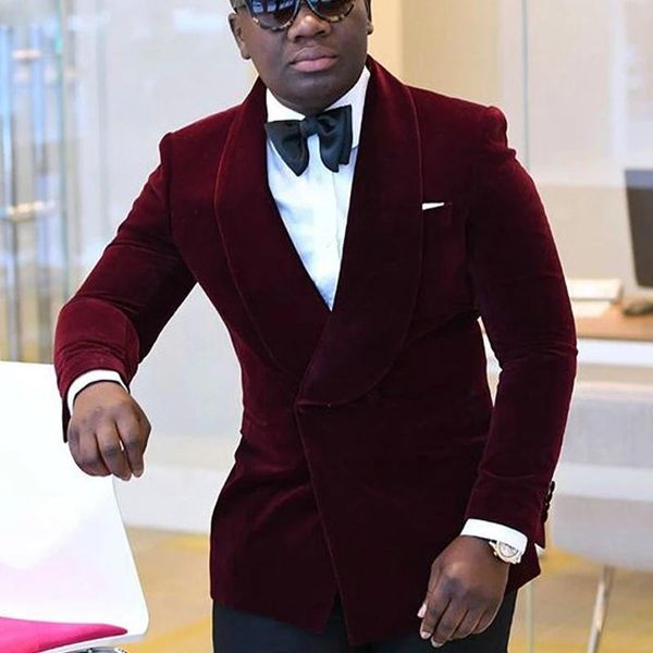 burgundy velvet causal men suits with double breasted wedding prom slim fit groom tuxedo 2 piece blazer pants male fashion 2021 men's &, White;black
burgundy velvet causal men suits with double breasted wedding prom slim fit groom tuxedo 2 piece blazer pants male fashion 2021 men's &, White;black