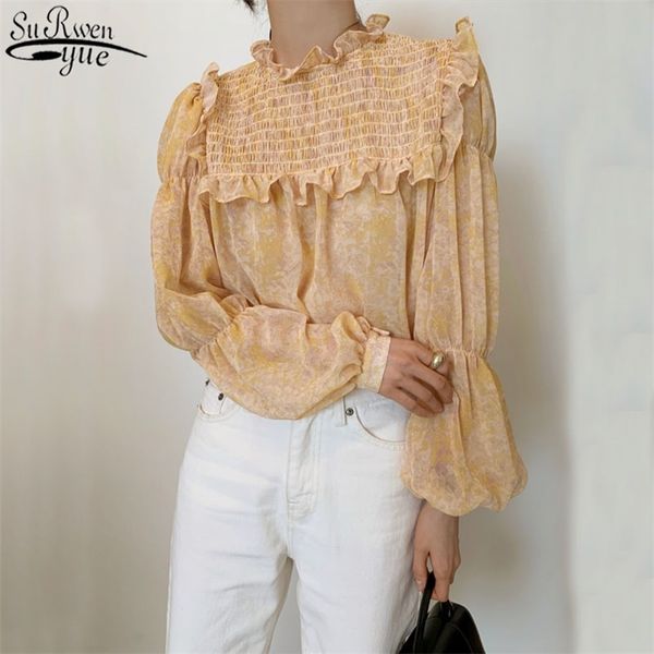printed blouse for fashion women korean long sleeve ruffled puff sweet shirt female ropa mujer 13477 210421, White
printed blouse for fashion women korean long sleeve ruffled puff sweet shirt female ropa mujer 13477 210421, White