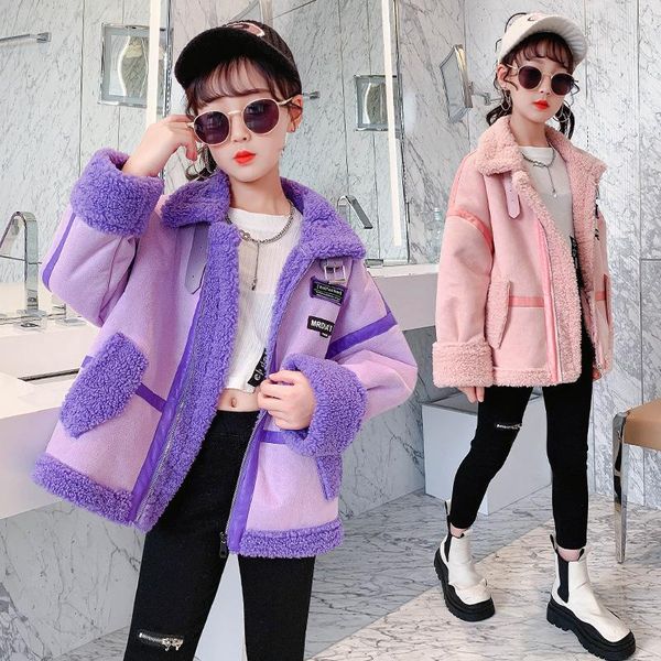 jackets style baby girl clothes cute fleece fur jacket 2021 autumn winter warm coat purple pink outerwear kids fashion 4-13y, Blue;gray
jackets style baby girl clothes cute fleece fur jacket 2021 autumn winter warm coat purple pink outerwear kids fashion 4-13y, Blue;gray