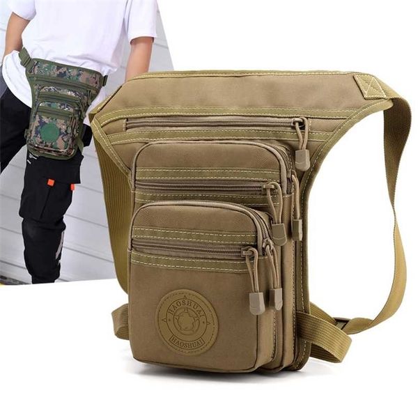 male hip thigh fanny pack military camouflage motorcycle rider multi-pockets shoulder bags men nylon waist leg bag 211214
male hip thigh fanny pack military camouflage motorcycle rider multi-pockets shoulder bags men nylon waist leg bag 211214