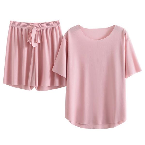 plus size tracksuits large women's sets summer wear 2021 show thin loose short sleeve t-shirt + shorts ice silk two pieces suit t54-905, Black
plus size tracksuits large women's sets summer wear 2021 show thin loose short sleeve t-shirt + shorts ice silk two pieces suit t54-905, Black