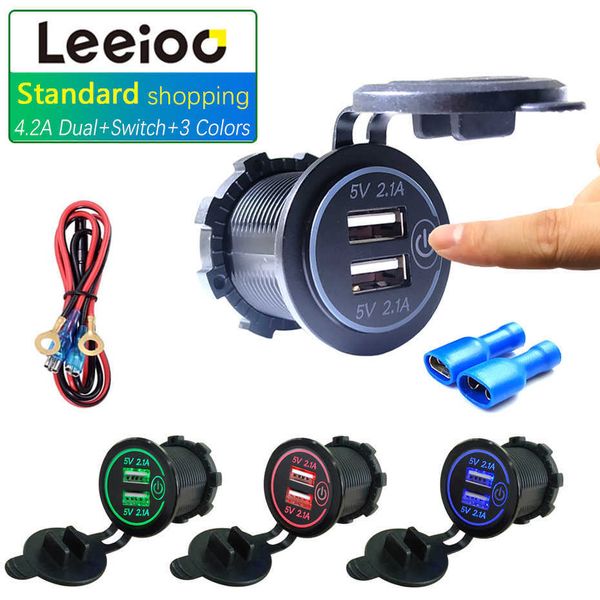 touch switch 4.2a car cigarette lighter charger universal waterproof universal boat truck car usb charger socket for phone table
touch switch 4.2a car cigarette lighter charger universal waterproof universal boat truck car usb charger socket for phone table