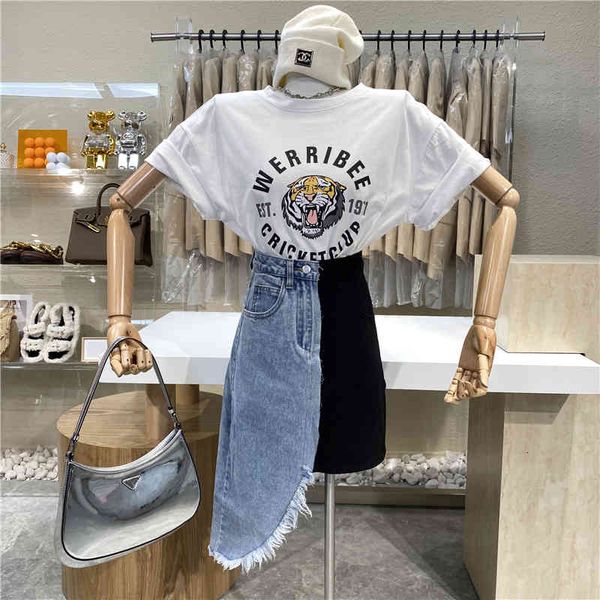 nicho original tiger head design imprinted foreign-style t-shirt personality 2021 student top, White
nicho original tiger head design imprinted foreign-style t-shirt personality 2021 student top, White