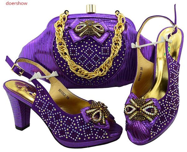 dress shoes doershow women's and bags set for party african italian lady ladyiu1-28, Black
dress shoes doershow women's and bags set for party african italian lady ladyiu1-28, Black