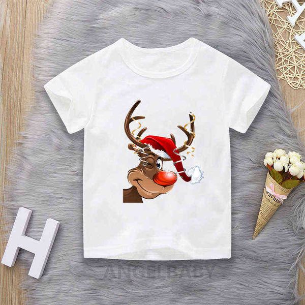merry christmas deer cartoon print children t-shirts girls/boys funny baby clothes kawaii kids short sleeve tshirt gift present g220223, Blue
merry christmas deer cartoon print children t-shirts girls/boys funny baby clothes kawaii kids short sleeve tshirt gift present g220223, Blue