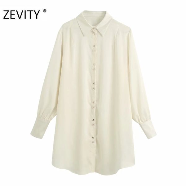 zevity women fashion solid color single breasted long smock blouse office ladies pleat sleeve shirt chic blusas ls7199 210419, White
zevity women fashion solid color single breasted long smock blouse office ladies pleat sleeve shirt chic blusas ls7199 210419, White