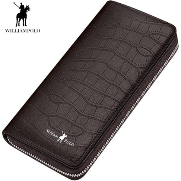 wallets williampolo men anti-theft brush leather crocodile pattern card packet male multi holder men's hand bag, Red;black
wallets williampolo men anti-theft brush leather crocodile pattern card packet male multi holder men's hand bag, Red;black
