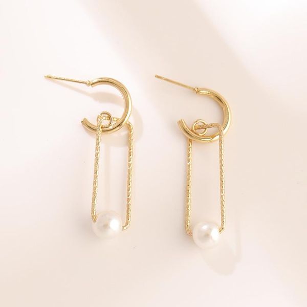 stud ins style women's simple fashion geometric gold pearl eardrop pendant earrings jewelry, Golden;silver
stud ins style women's simple fashion geometric gold pearl eardrop pendant earrings jewelry, Golden;silver